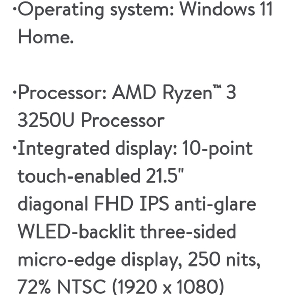 HP ALL IN ONE TOUCHSCREEN COMPUTER - Picture 2 of 5